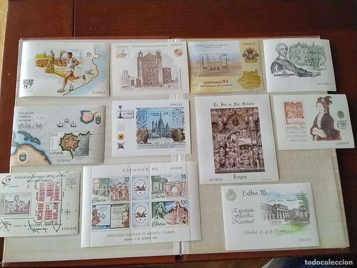Sellos: Lote hojas bloque Espa&ntilde;a - Foto 1