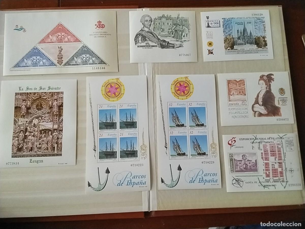 Sellos: Lote hojas bloque Espa&ntilde;a - Foto 2