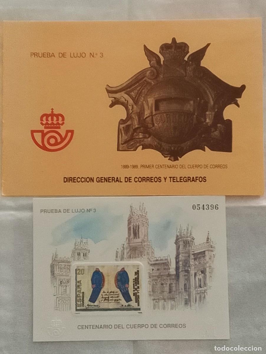 Sellos: PRUEBA DE LUJO CORREOS 1989 - Foto 1