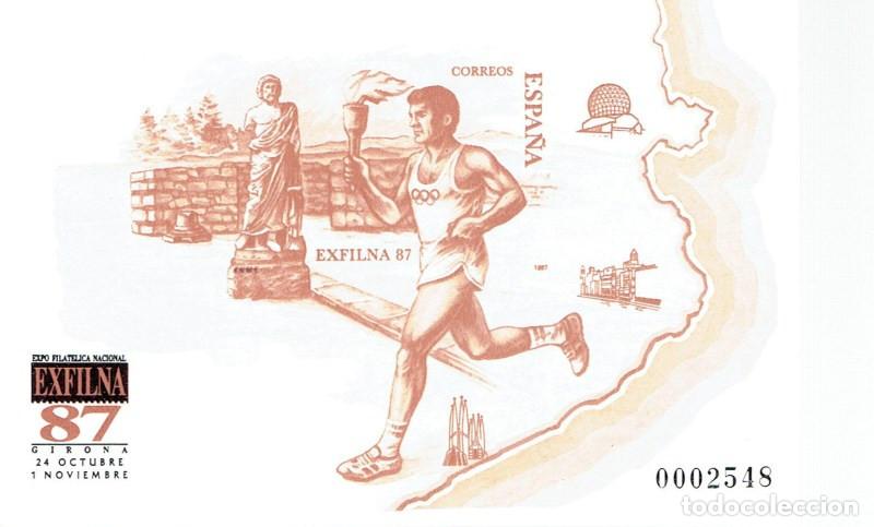 Sellos: FA5963. Prueba oficial, 1987, Exposicion Filatelica Nacional EXFILNA87 Gerona