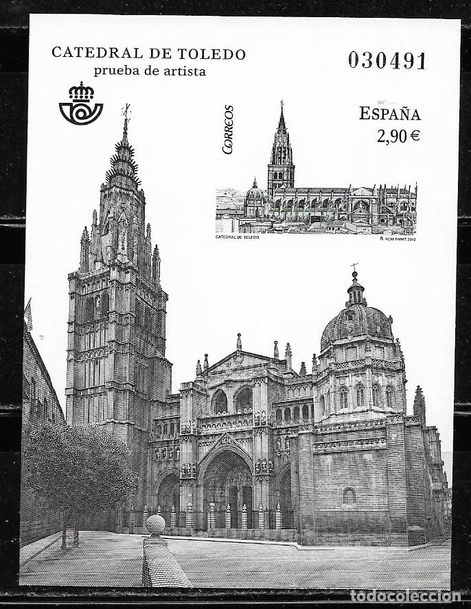Sellos: ESPA&Ntilde;A 2012 - PRUEBA OFICIAL EDIFIL 108 - CATEDRAL DE TOLEDO. MNH.