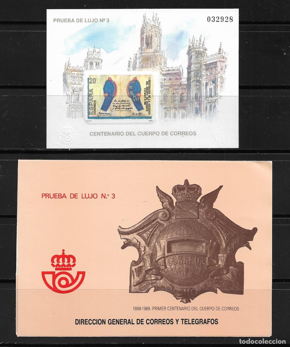 Briefmarken: ESPA&Ntilde;A 1989 - PRUEBA OFICIAL EDIFIL 18 - CUERPO DE CORREOS. MNH.