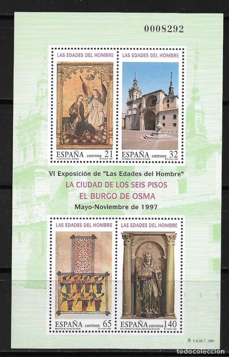 Briefmarken: ESPA&Ntilde;A 1997 - PRUEBA OFICIAL EDIFIL 63 - LAS EDADES DEL HOMBRE. MNH.