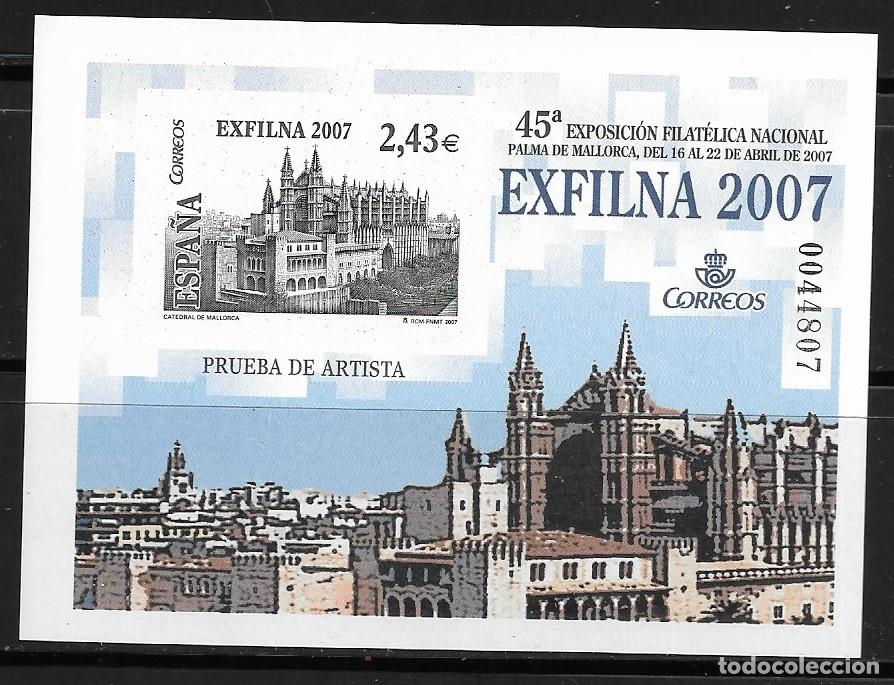Sellos: ESPA&Ntilde;A 2007, PRUEBA OFICIAL EDIFIL 94 - EXFILNA ' 2007. MNH.