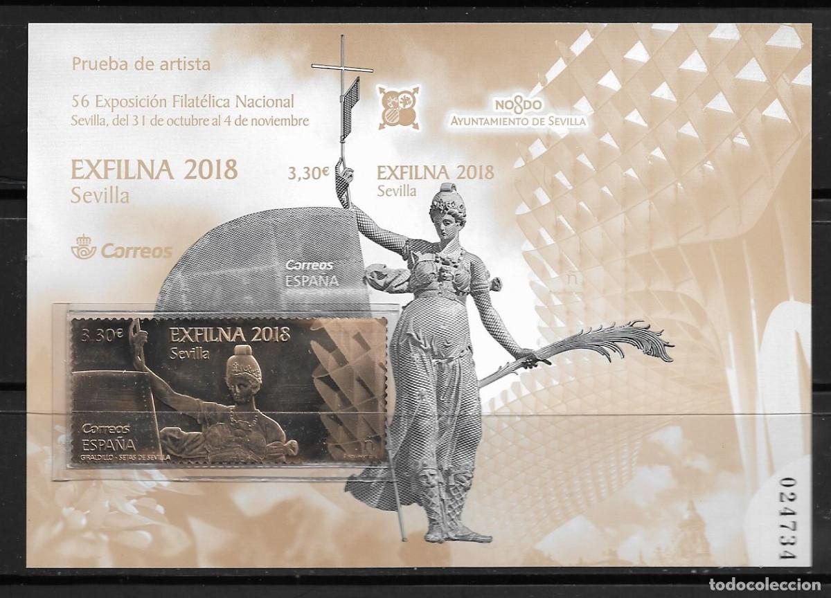 Selos: ESPA&Ntilde;A 2018, PRUEBA OFICIAL EDIFIL 139 - EXFILNA 2018. MNH.
