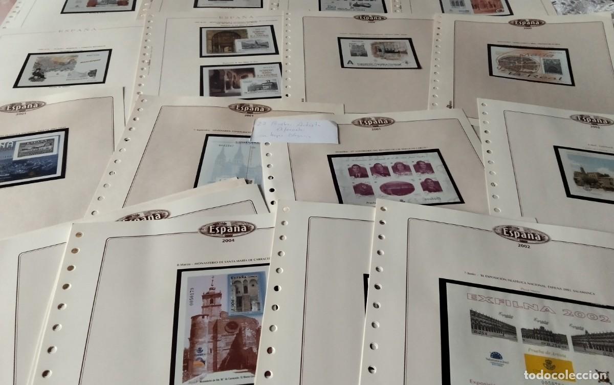 Sellos: LOTE DE 27 PRUEBAS DE ARTISTA DIFERENTES MONTADAS EN HOJAS OLEGARIO , ALTO VALOR ,TODO FOTOGRAFIADO