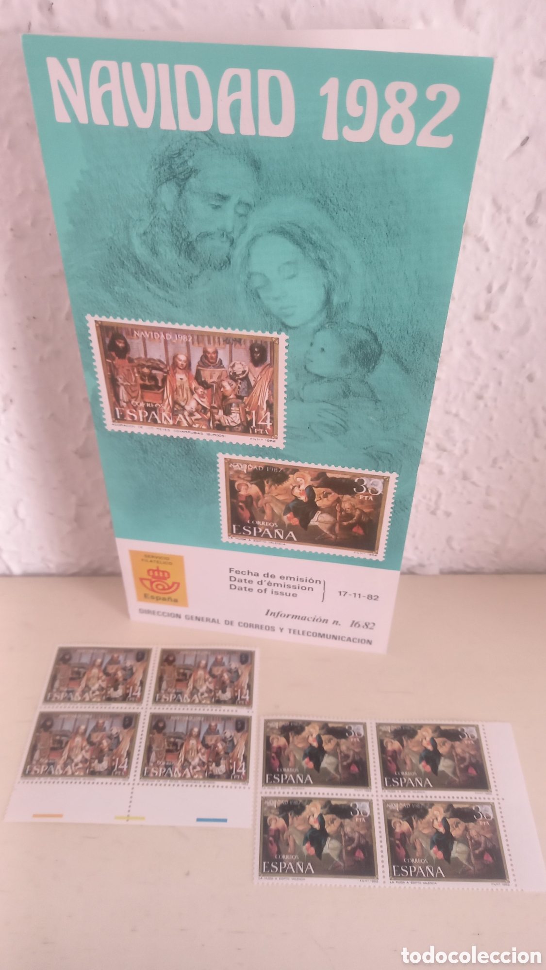 Sellos: NAVIDAD 1982. Emision 1982
