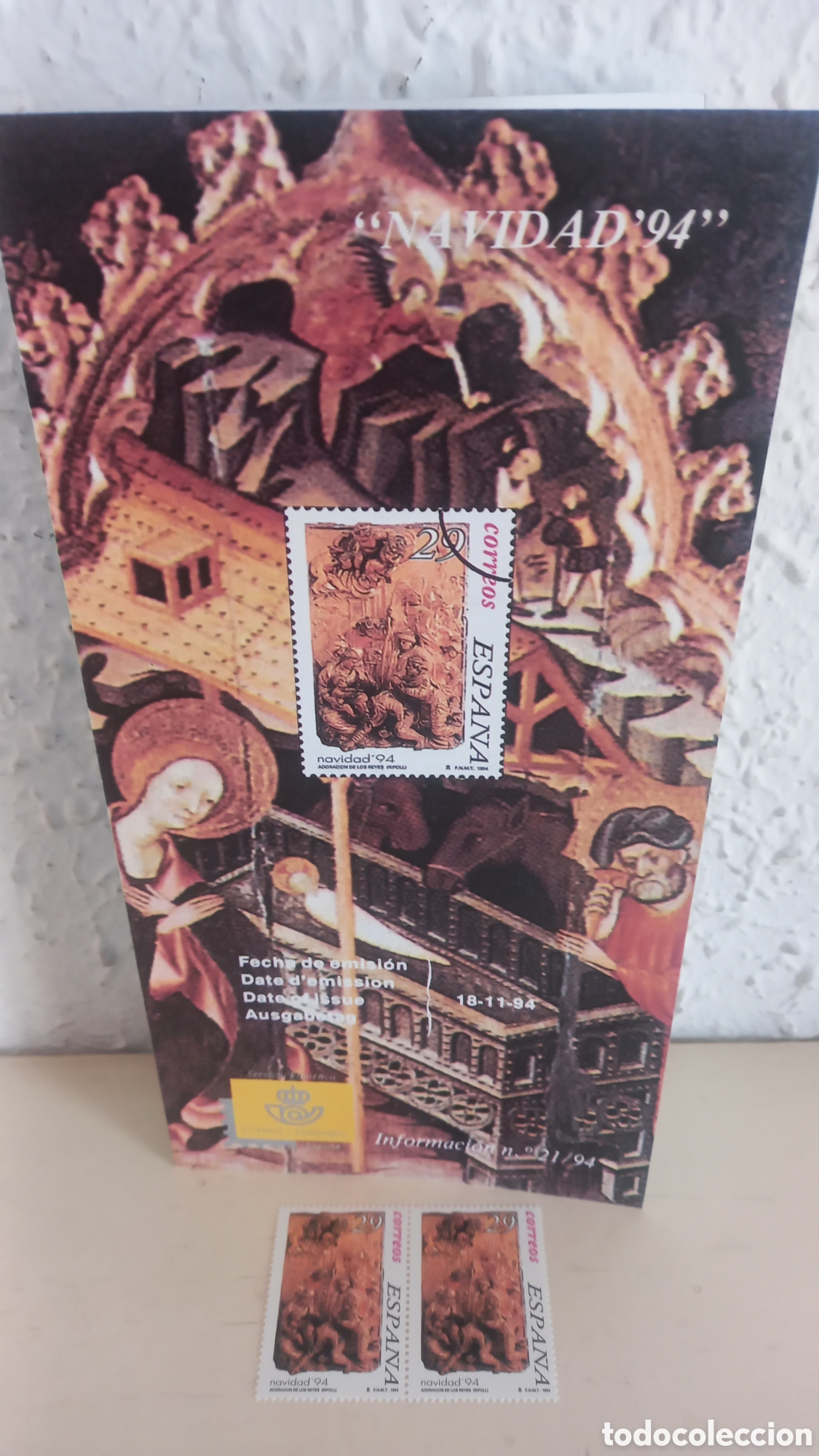 Sellos: NAVIDAD 1994. Emision 1994