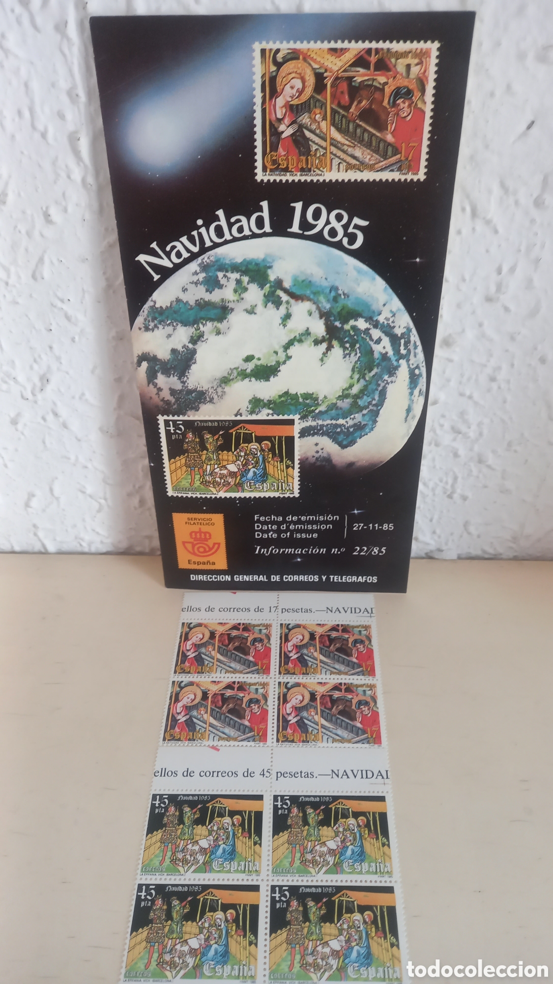 Sellos: Navidad 1985. Emision 1985