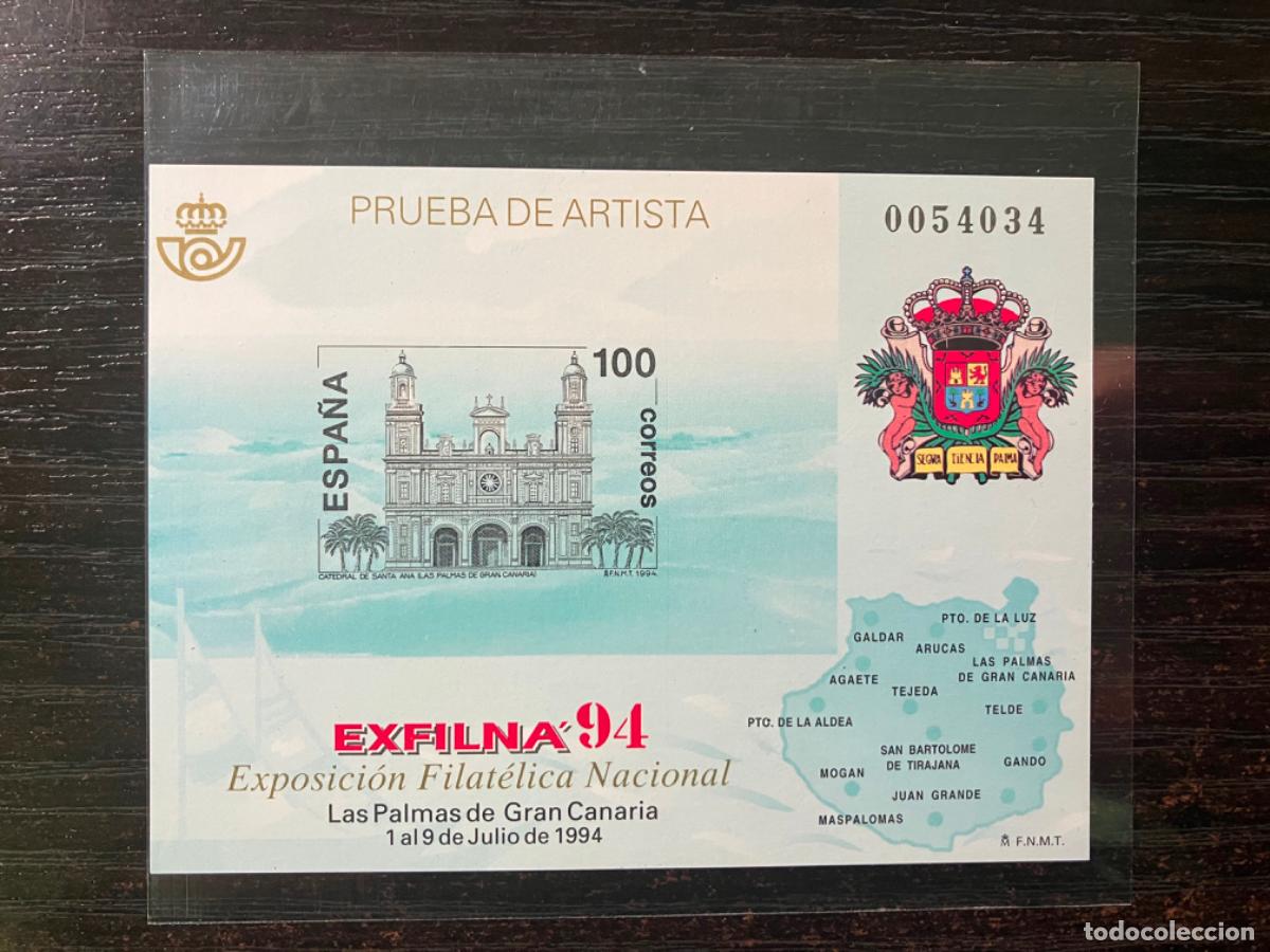 Sellos: Prueba filat&eacute;lica de artista - Exfilna 94 Las Palmas de Gran Canaria - N&ordm; 33