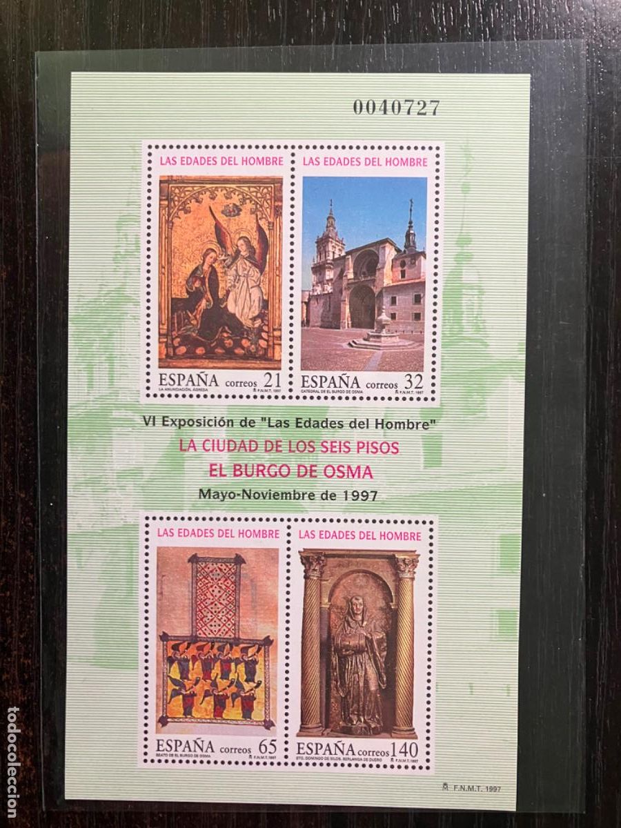 Sellos: Prueba filat&eacute;lica de artista - Las edades del hombre 1997 - N&ordm; 63