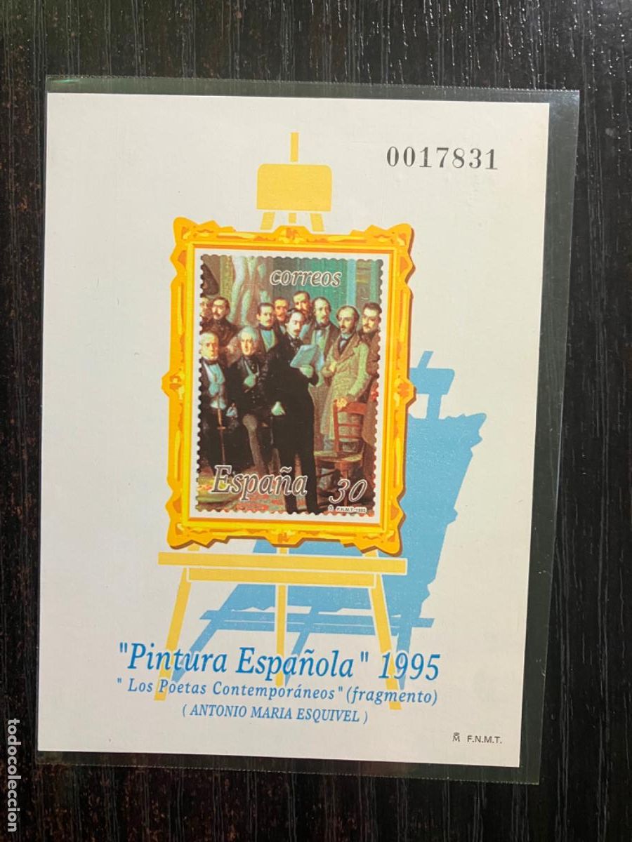 Sellos: Prueba filat&eacute;lica de artista - Pintura espa&ntilde;ola 1995 - Antonio Mar&iacute;a Esquivel - N&ordm; 36
