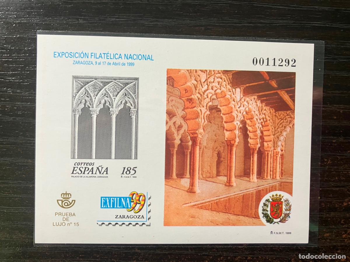 Sellos: Prueba filat&eacute;lica de artista - Exfilna 99 Zaragoza - N&ordm; 68