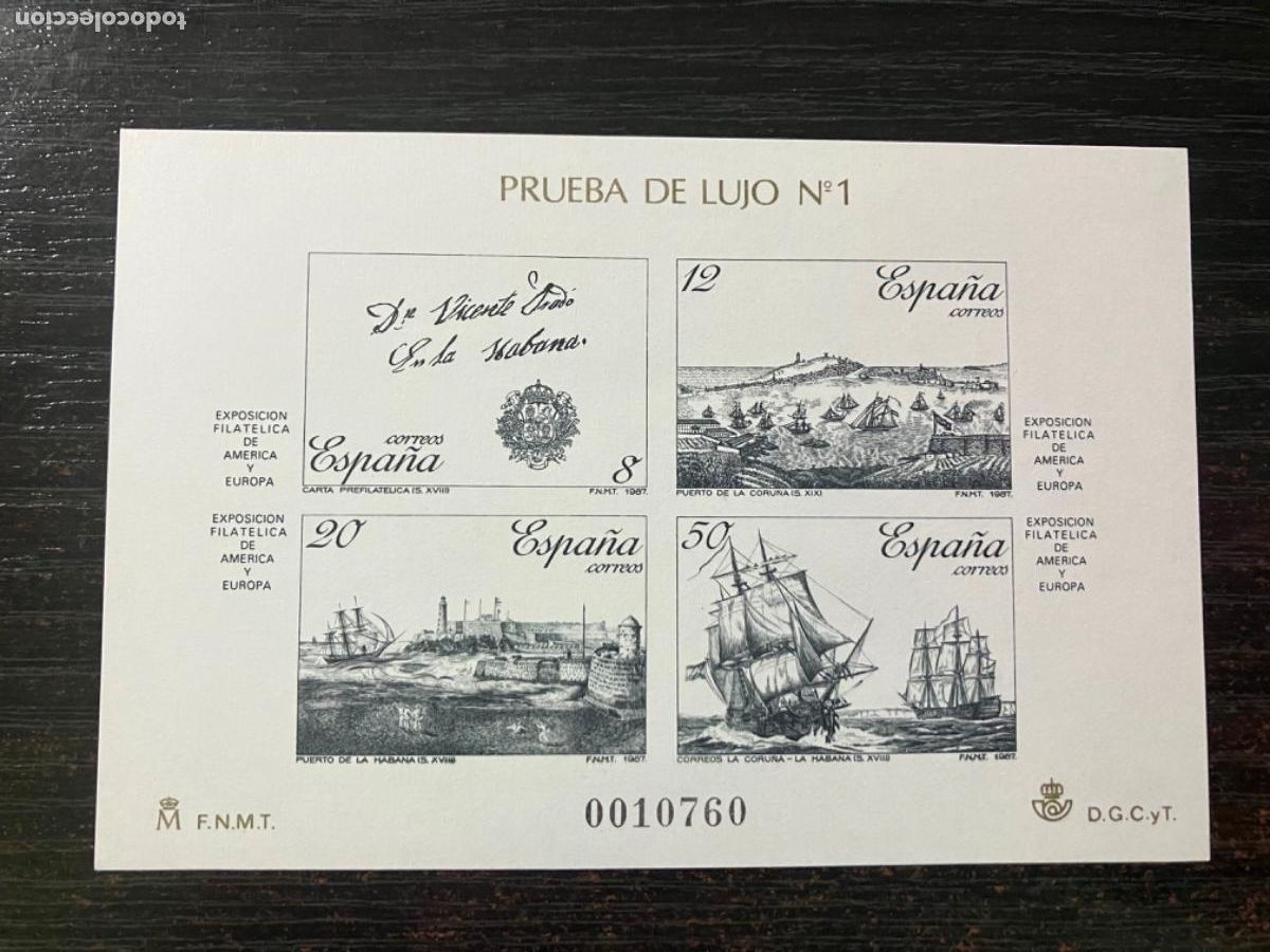Sellos: Prueba filat&eacute;lica de artista - Espamer 87 La Coru&ntilde;a - N&ordm; 13