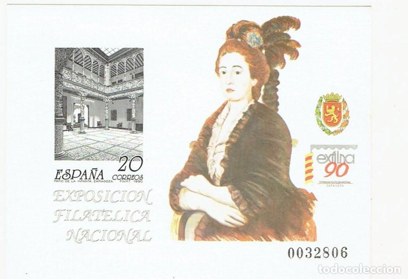 Sellos: FA5970. Prueba oficial, 1990, Exposicion Filatelica Nacional EXFILNA-90 Zaragoza