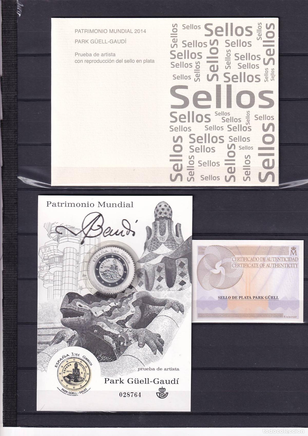 Briefmarken: Sellos Espa&ntilde;a Pruebas de Lujo n 116 con carpetilla en NUEVO perfecto estado