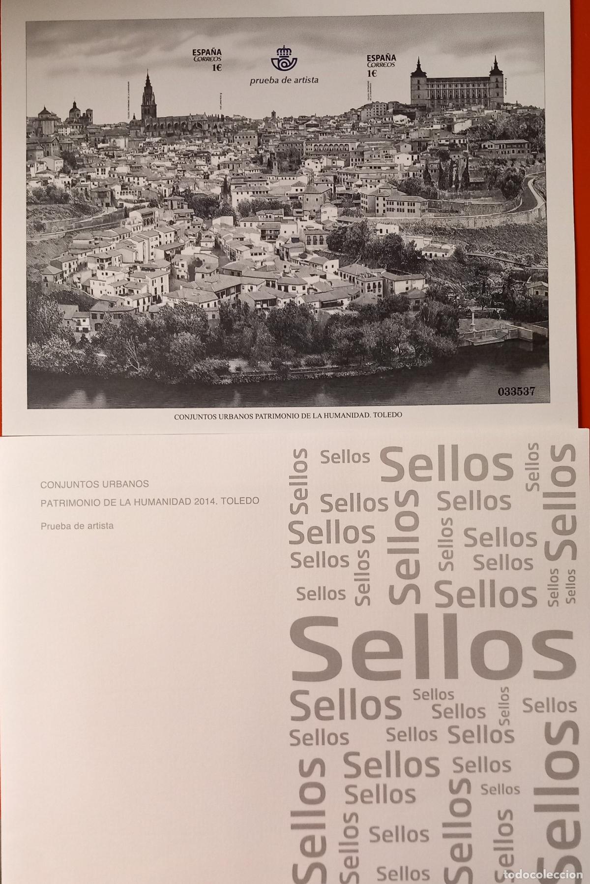 Sellos: Sellos Espa&ntilde;a Pruebas de Lujo n 117 con carpetilla en NUEVO perfecto estado