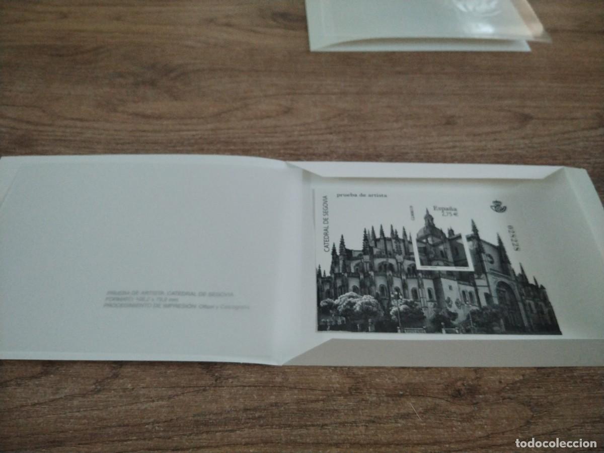 Sellos: PRUEBA ARTISTA CATEDRAL DE SEGOVIA