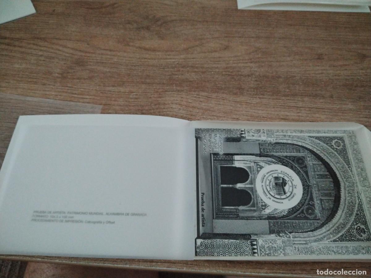 Sellos: PRUEBA ARTISTA ALHAMBRA GRANADA
