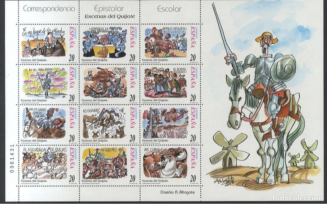 Briefmarken: Sellos Espa&ntilde;a A&ntilde;o 1998 minipliego n&ordm;61A Correspondencia Epistolar valor catalogo 4,50&euro;
