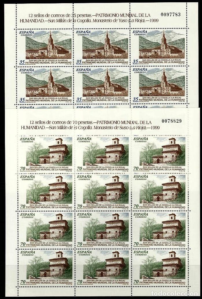 Briefmarken: Sellos Espa&ntilde;a A&ntilde;o 1999 minipliego n&ordm;64/65 Patrimonio de la humanidad valor catalogo 35&euro;