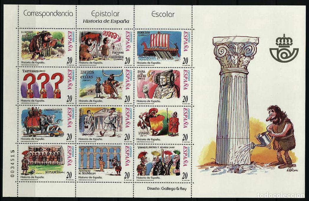 Briefmarken: Sellos Espa&ntilde;a A&ntilde;o 2000 minipliego n&ordm;73 Correspondencia Epistolar valor catalogo 4,50&euro;