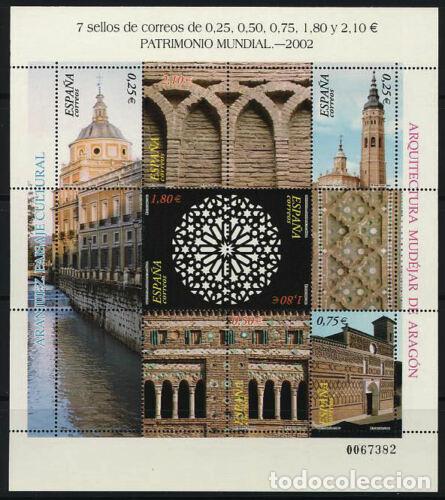 Sellos: Sellos Espa&ntilde;a A&ntilde;o 2002 minipliego n&ordm;80 Patrimonio mundial de la humanidad valor catalogo 17,50&euro;