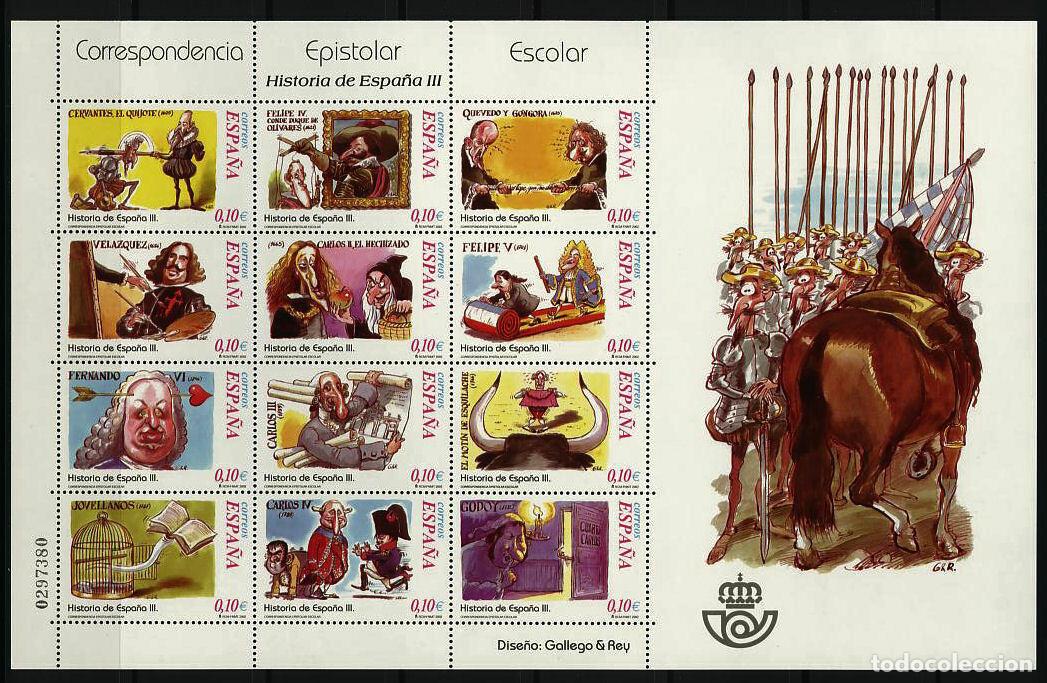 Briefmarken: Sellos Espa&ntilde;a A&ntilde;o 2002 minipliego n&ordm;79 Correspondencia Epistolar valor catalogo 3,90&euro;