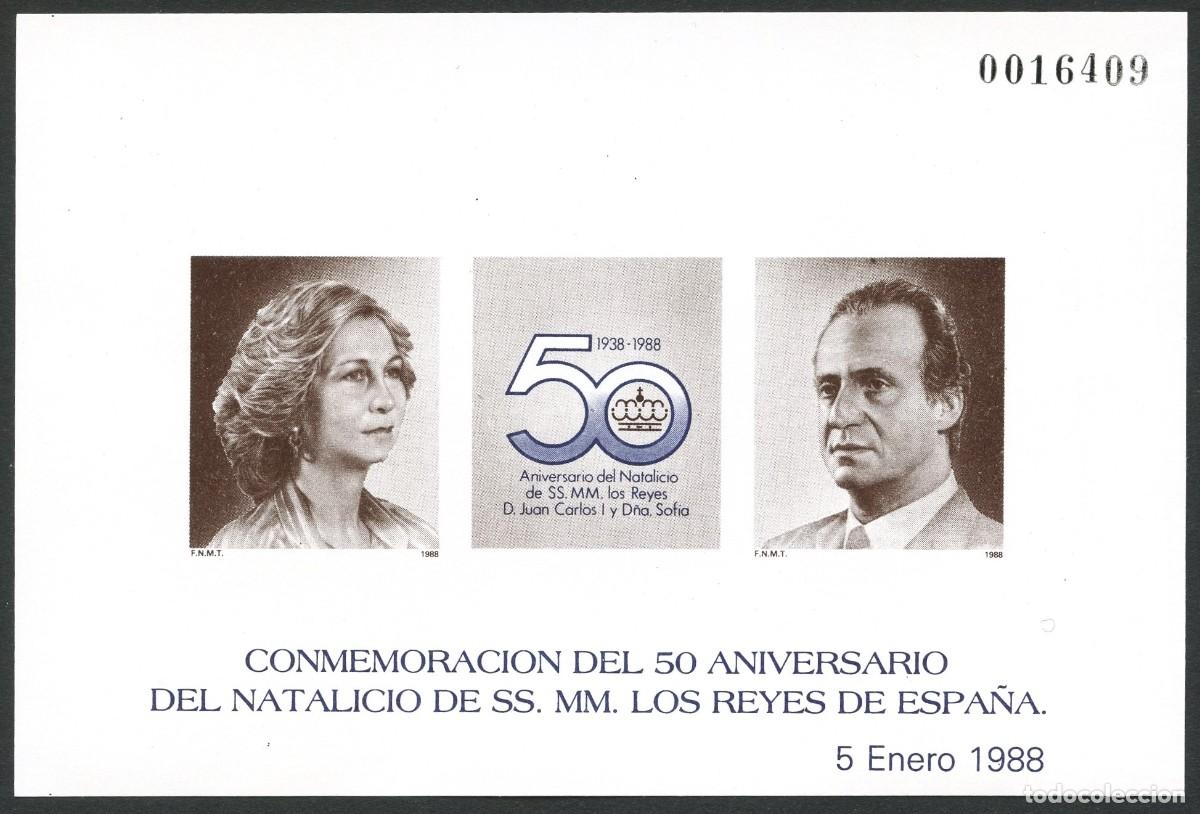 Briefmarken: ESPA&Ntilde;A, SELLO, PRUEBA OFICIAL N&ordm; 15, NATALICIO DE LOS REYES, 1988
