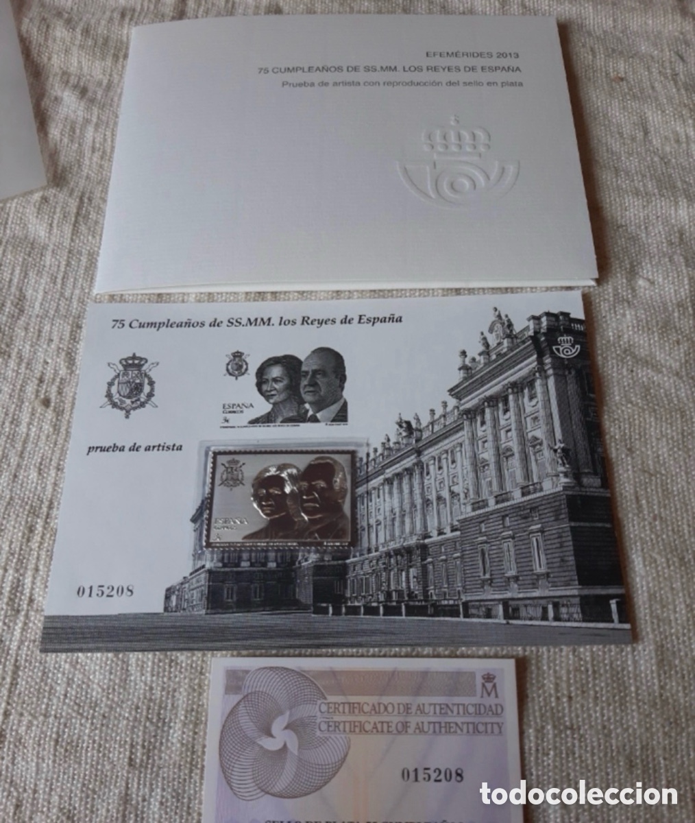 Timbres: Prueba de Lujo, Espa&ntilde;a. A&ntilde;o 2013, Edifil 114 75&ordm; de los Reyes (con Sello de Plata) Nueva