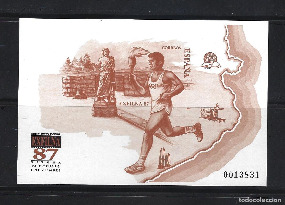 Sellos: ESPA&Ntilde;A 2 CENTENARIO PRUEBA F.N.M.T. 1987 N&ordm; 14 EXFILNA 87 GERONA