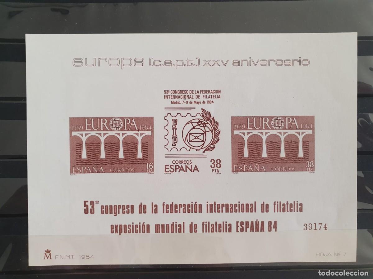 Sellos: PRUEBA OFICIAL EDIFIL 7 ** EXPOSICION MUNDIAL FILATELIA 1984 ESPA&Ntilde;A N&ordm; 39174