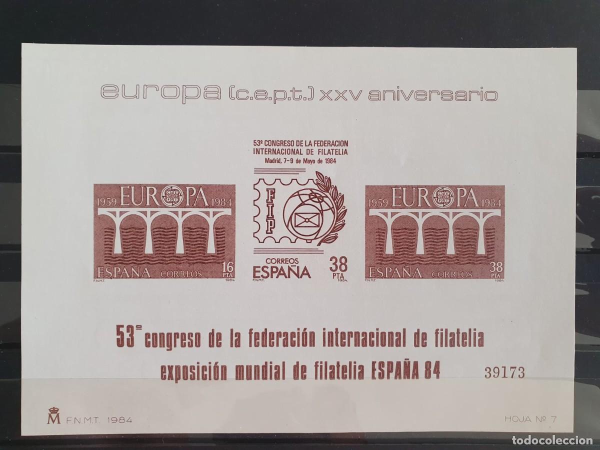 Sellos: PRUEBA OFICIAL EDIFIL 7 ** EXPOSICION MUNDIAL FILATELIA 1984 ESPA&Ntilde;A N&ordm; 39173
