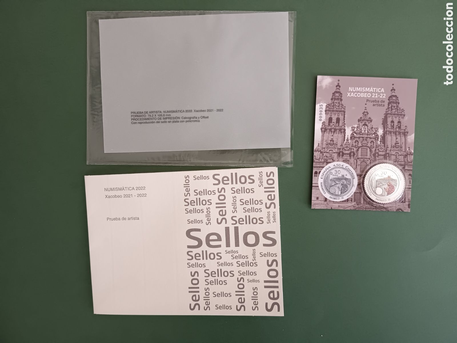 Sellos: PRUEBA ARTISTA XACOBEO 2021 - 2022