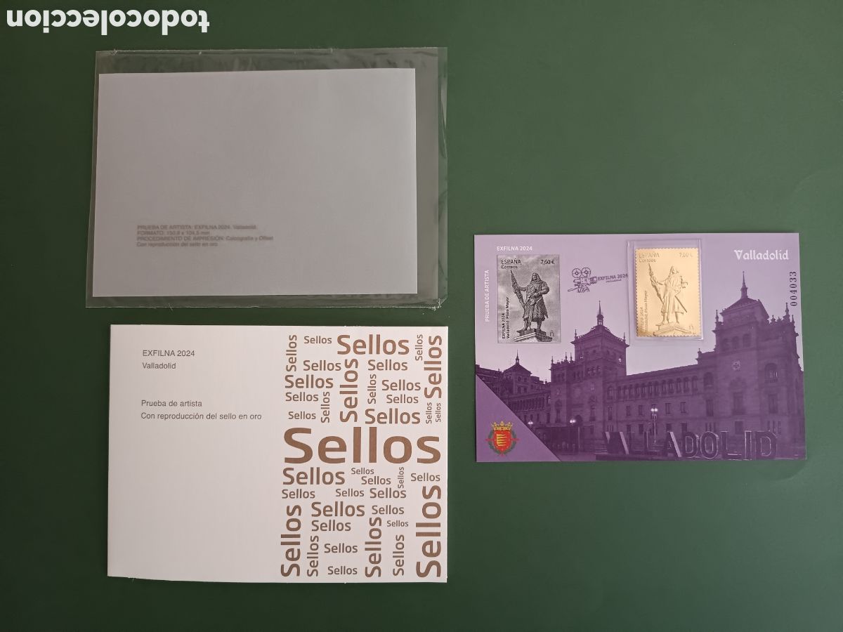Sellos: PRUEBA DE ARTISTA - EXFILNA 2024 VALLADOLID