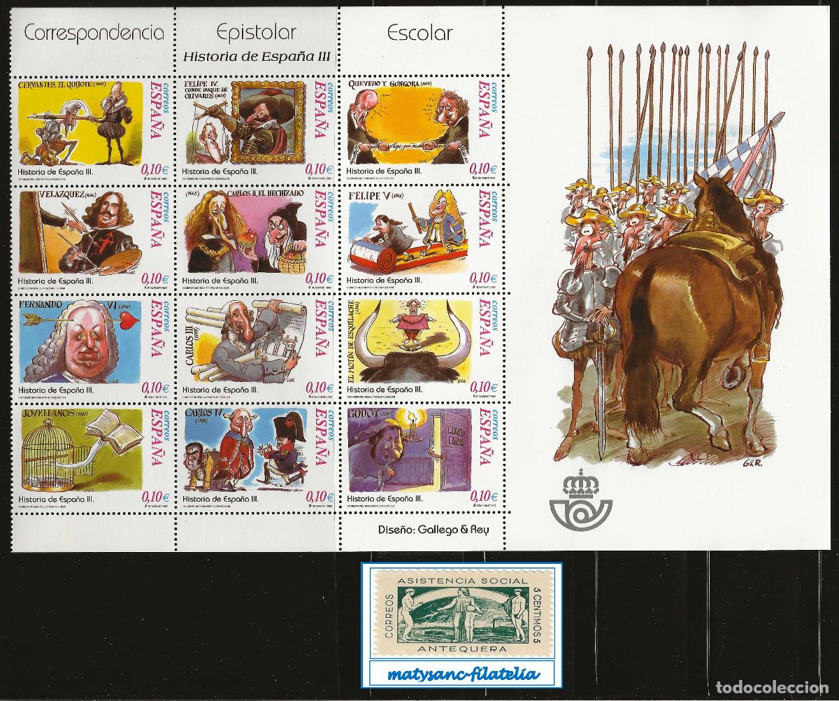 Sellos: ESPA&Ntilde;A 2002. EDIFIL 3912/3923. MP79. SERIE COMPLETA &rdquo;CORRESPONDENCIA EPISTOLAR&rdquo;. MNH***. VER.