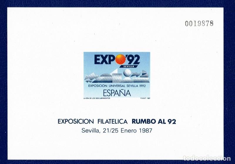 Selos: ESPA&Ntilde;A. EDIFIL 11* PRUEBA DE LUJO &rdquo; RUMBO AL 92 &rdquo;. VALOR DE CAT&Aacute;LOGO 120&euro;
