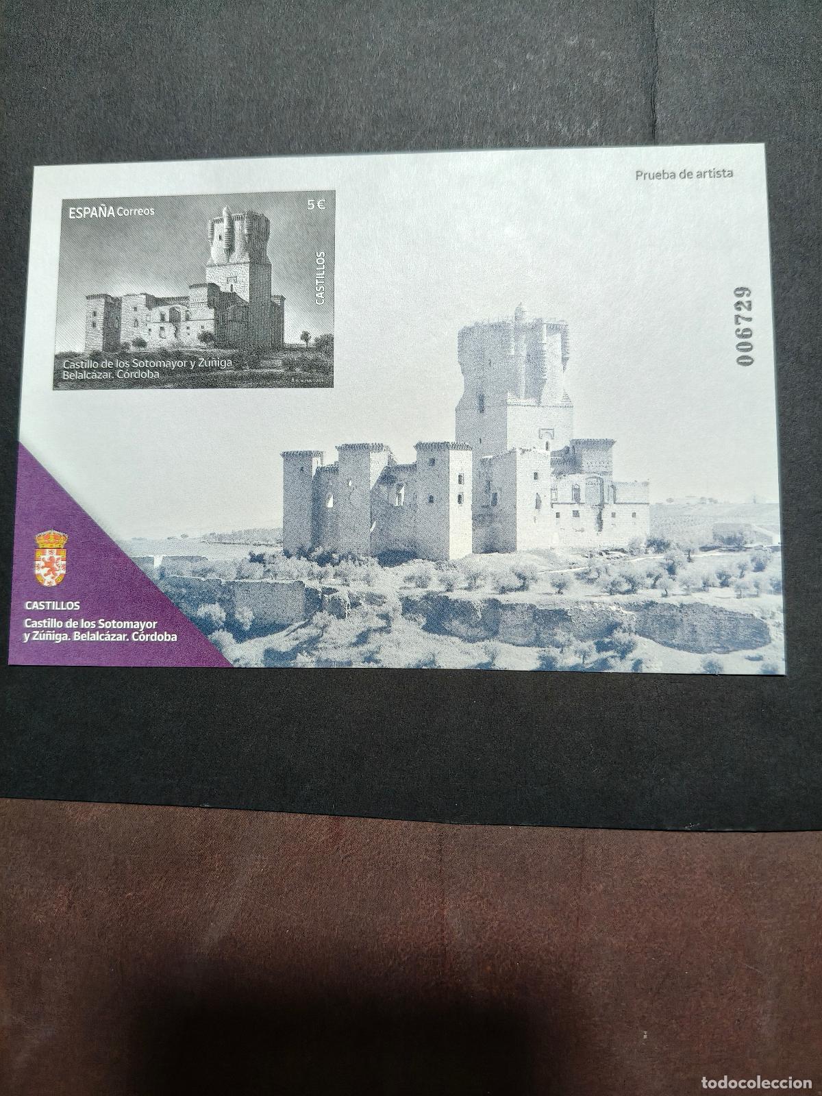 Sellos: CASTILLO E LOS SOTOMAYOR Y Z&Uacute;&Ntilde;IGA.-PRUEBA DE ARTISTA