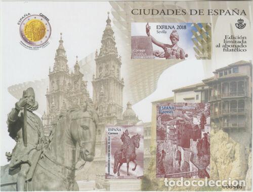 Sellos: Sellos Espa&ntilde;a a&ntilde;o 2018 prueba calcografica Ciudades de Espa&ntilde;a