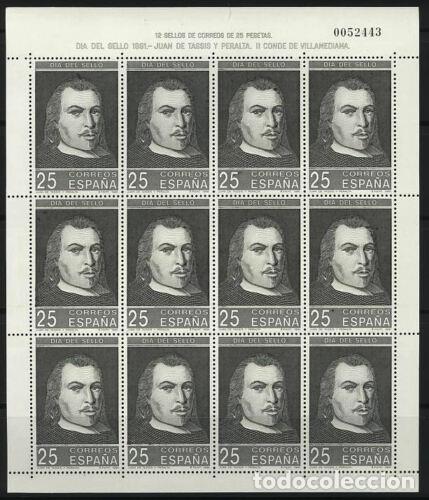 Stamps: Sellos Espa&ntilde;a A&ntilde;o 1991 minipliego n&ordm;31 Dia del sello valor catalogo 4,25&euro;