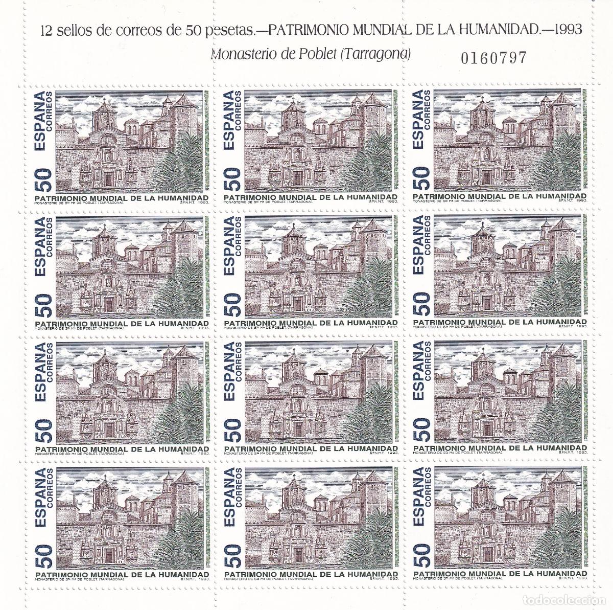 Timbres: Sellos Espa&ntilde;a A&ntilde;o 1993 minipliego n&ordm;46 Patrimonio de la humanidad valor catalogo 12,50&euro;