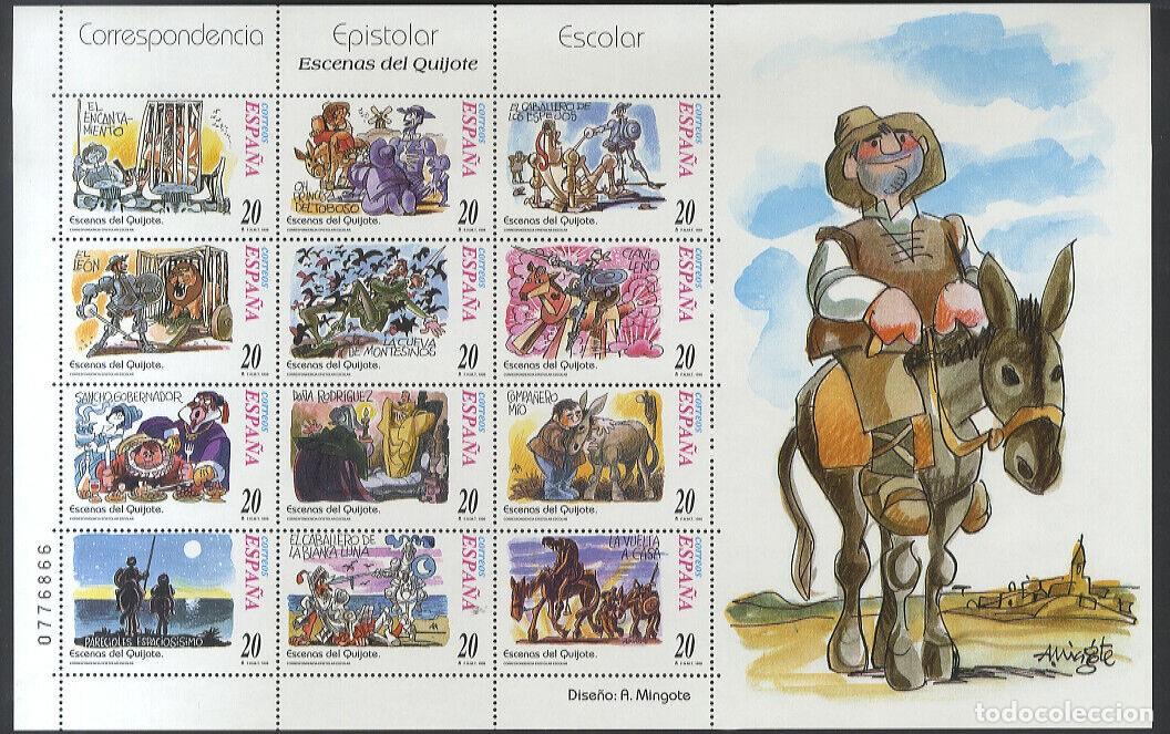 Briefmarken: Sellos Espa&ntilde;a A&ntilde;o 1998 minipliego n&ordm;61B Correspondencia Epistolar valor catalogo 4,50&euro;