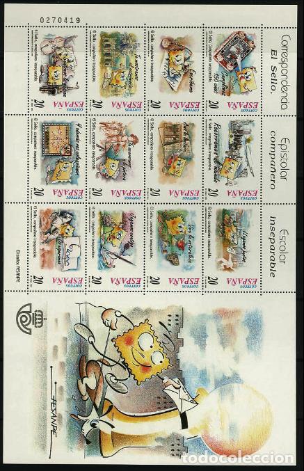 Stamps: Sellos Espa&ntilde;a A&ntilde;o 1999 minipliego n&ordm;66 Correspondencia Epistolar valor catalogo 4&euro;