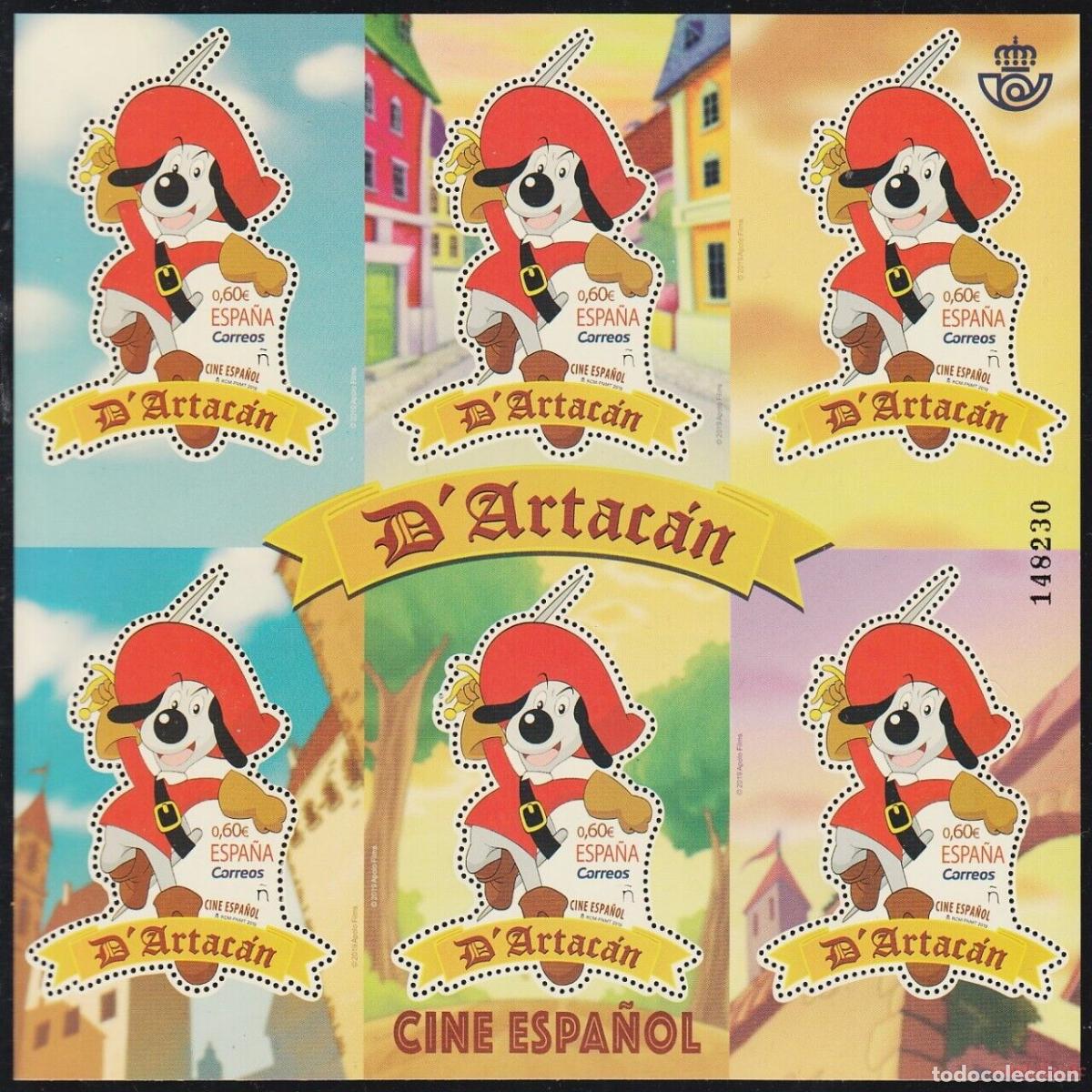 Briefmarken: Sellos Espa&ntilde;a A&ntilde;o 2019 minipliego n&ordm;96 Cine espa&ntilde;ol valor catalogo 7,20&euro;