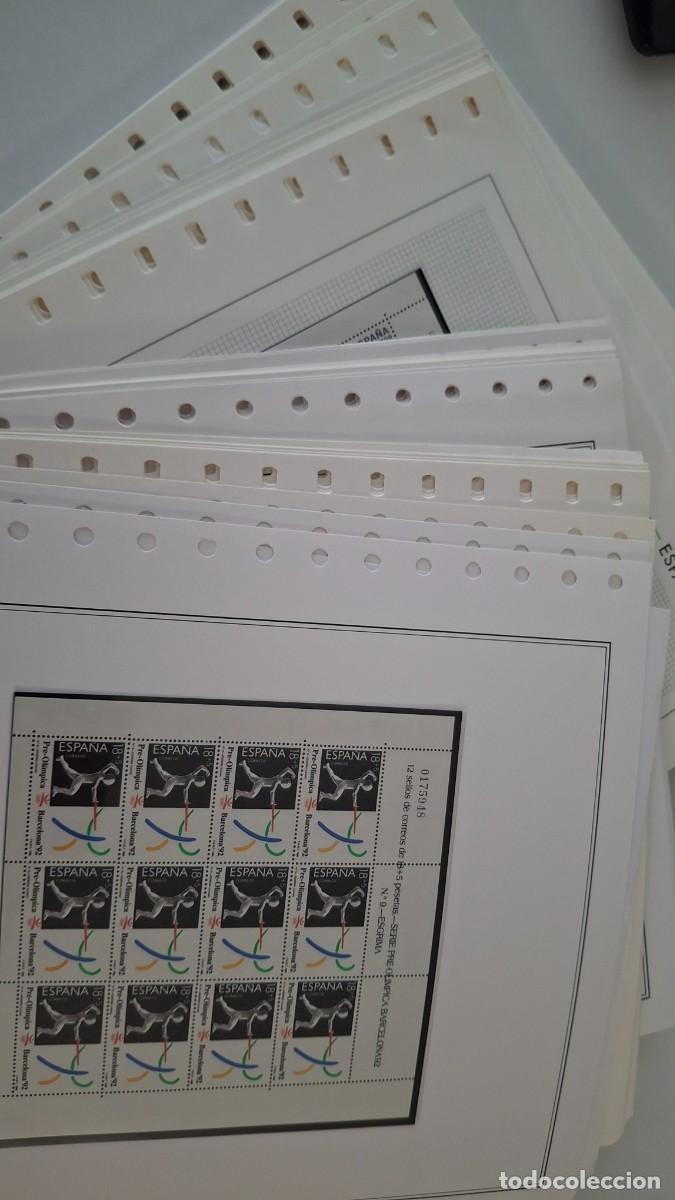 Stamps: coleccion de 50 minipliegos diferentes montado en hojas en nuevo sin fijasello