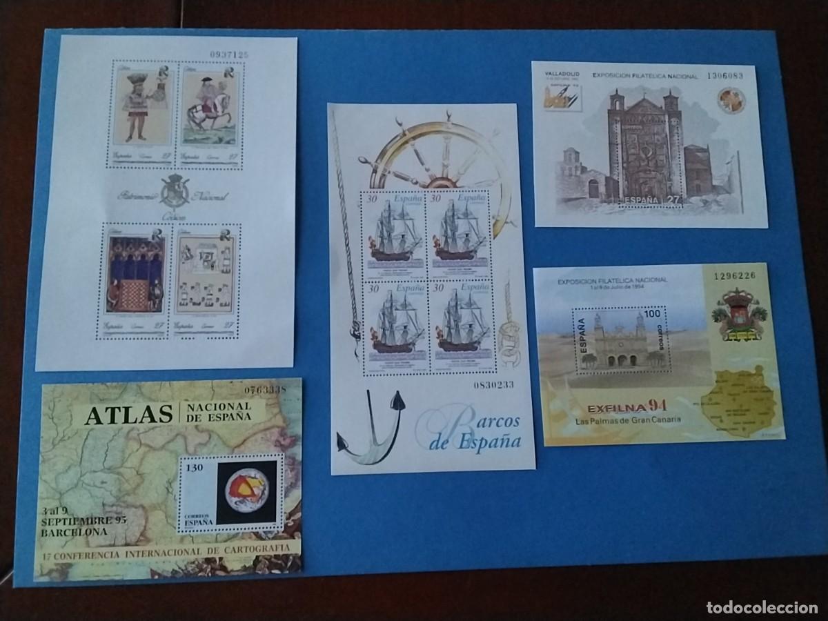 Sellos: Lote hojas bloque Espa&ntilde;a - Foto 2