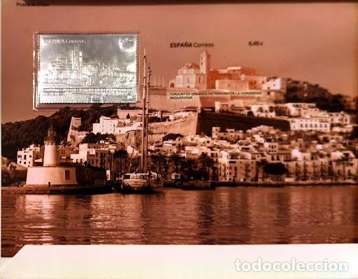 Sellos: Prueba de artista sello de plata - Ibiza / Eivissa (Patrimonio de la Humanidad) FNMT + Certificado