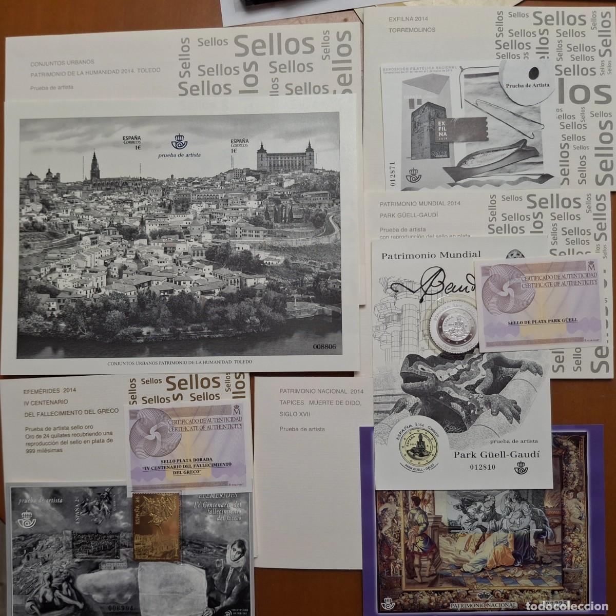 Sellos: SUPER Oferta Pruebas de lujo a&ntilde;o 2014 completo con carpetillas valor de catalogo 112&euro;