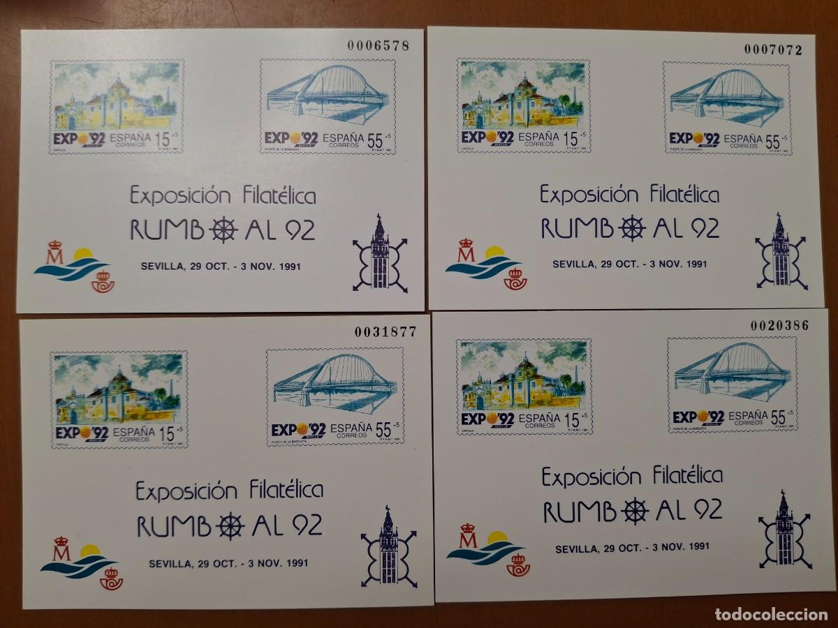 Sellos: SUPER Oferta 4 Pruebas de lujo N&ordm; 23 a&ntilde;o 1991 valor de catalogo 108&euro;