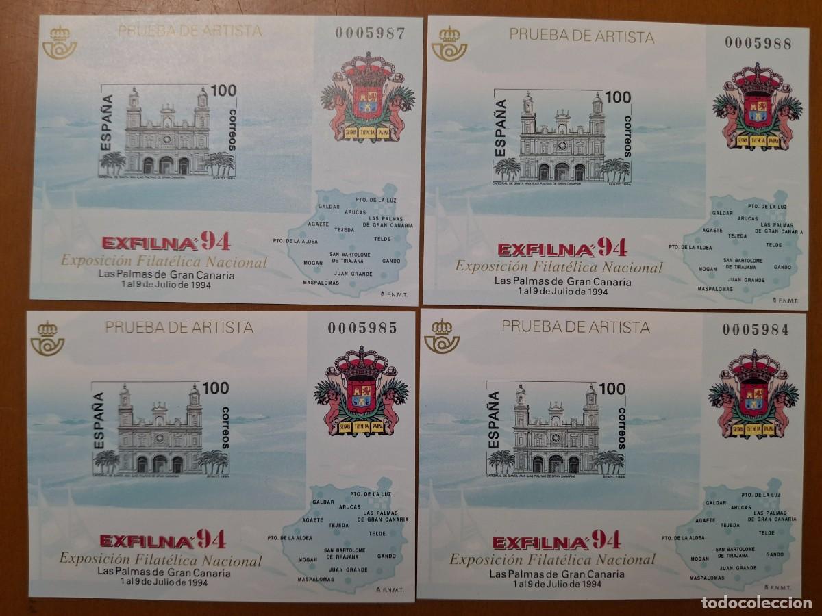 Sellos: SUPER Oferta 4 Pruebas de lujo N&ordm; 33 a&ntilde;o 1994 valor de catalogo 62&euro;